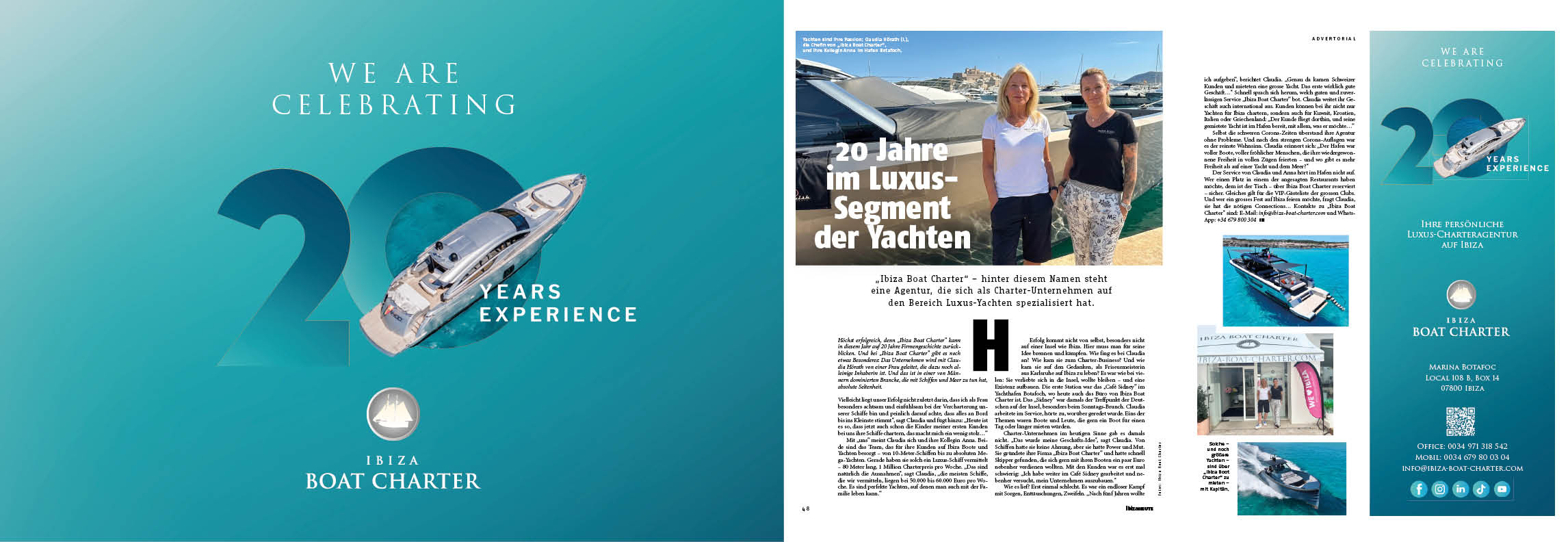 20 Jahre Ibiza Boat Charter – Presseartikel aus der Ibiza Heute